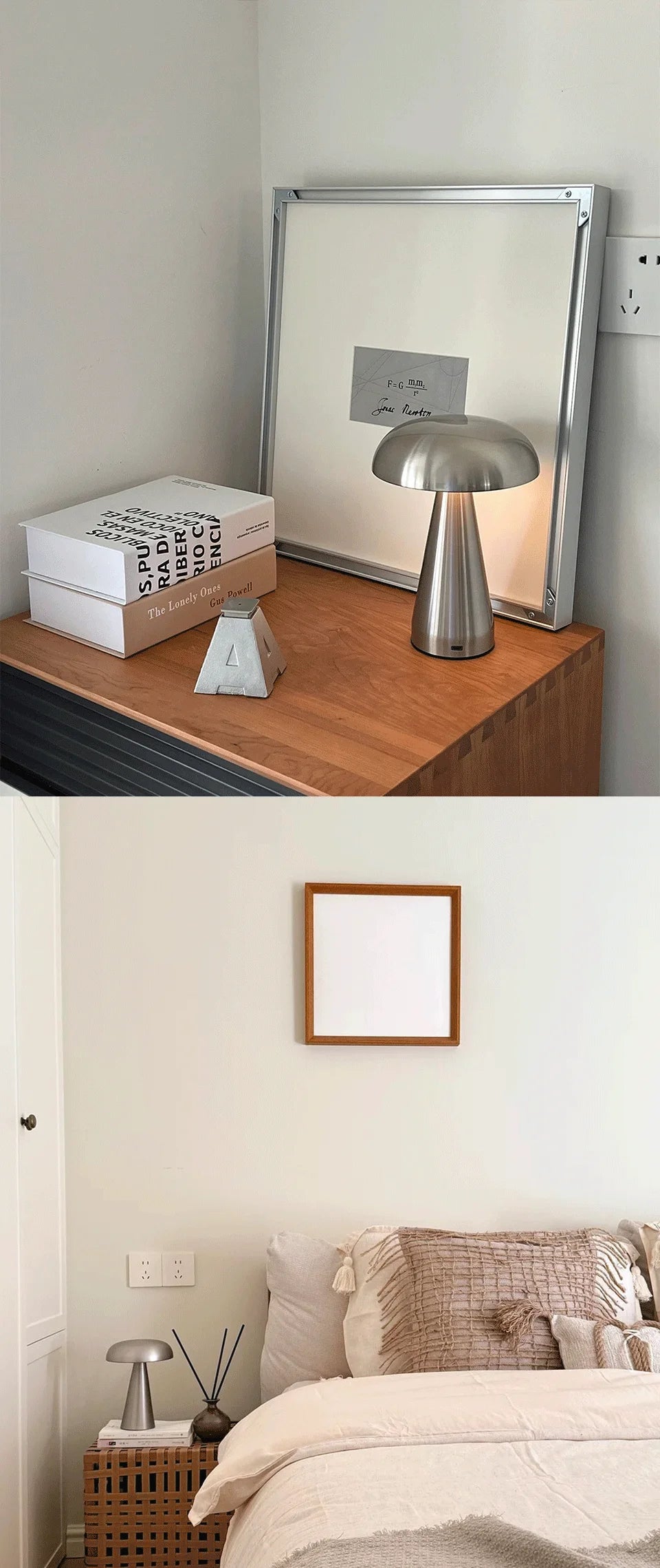 Lâmpada de mesa led retro cogumelo sensor toque lâmpada cabeceira recarregável luzes leitura para o quarto restaurante bar decoração iluminação