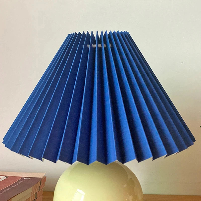 Cúpula para Abajur Plissada Artesanal — Lavável e Personalizável