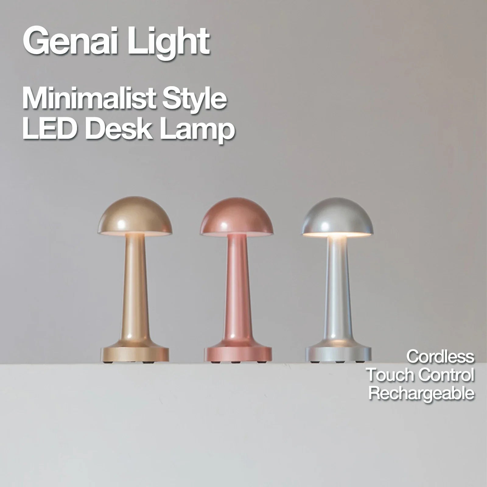 Lâmpada de mesa led 3 opções de cores modernista arte deco lâmpada controle toque sem fio carregável lâmpada de mesa led adequada para decoração de casa