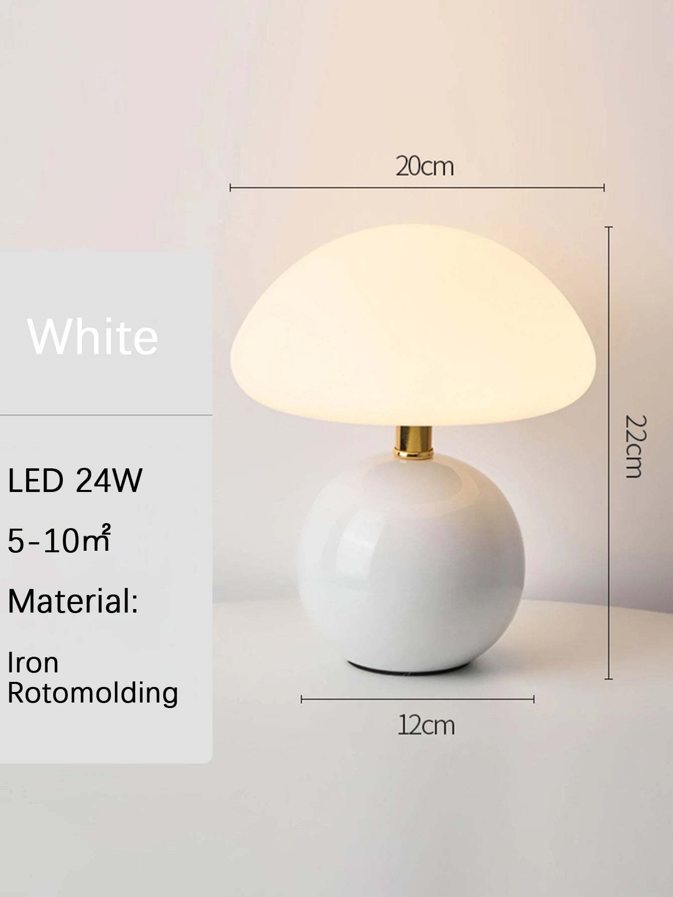 Luminária de mesa led